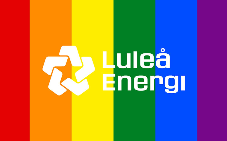 Luleå Energi laddar Pride